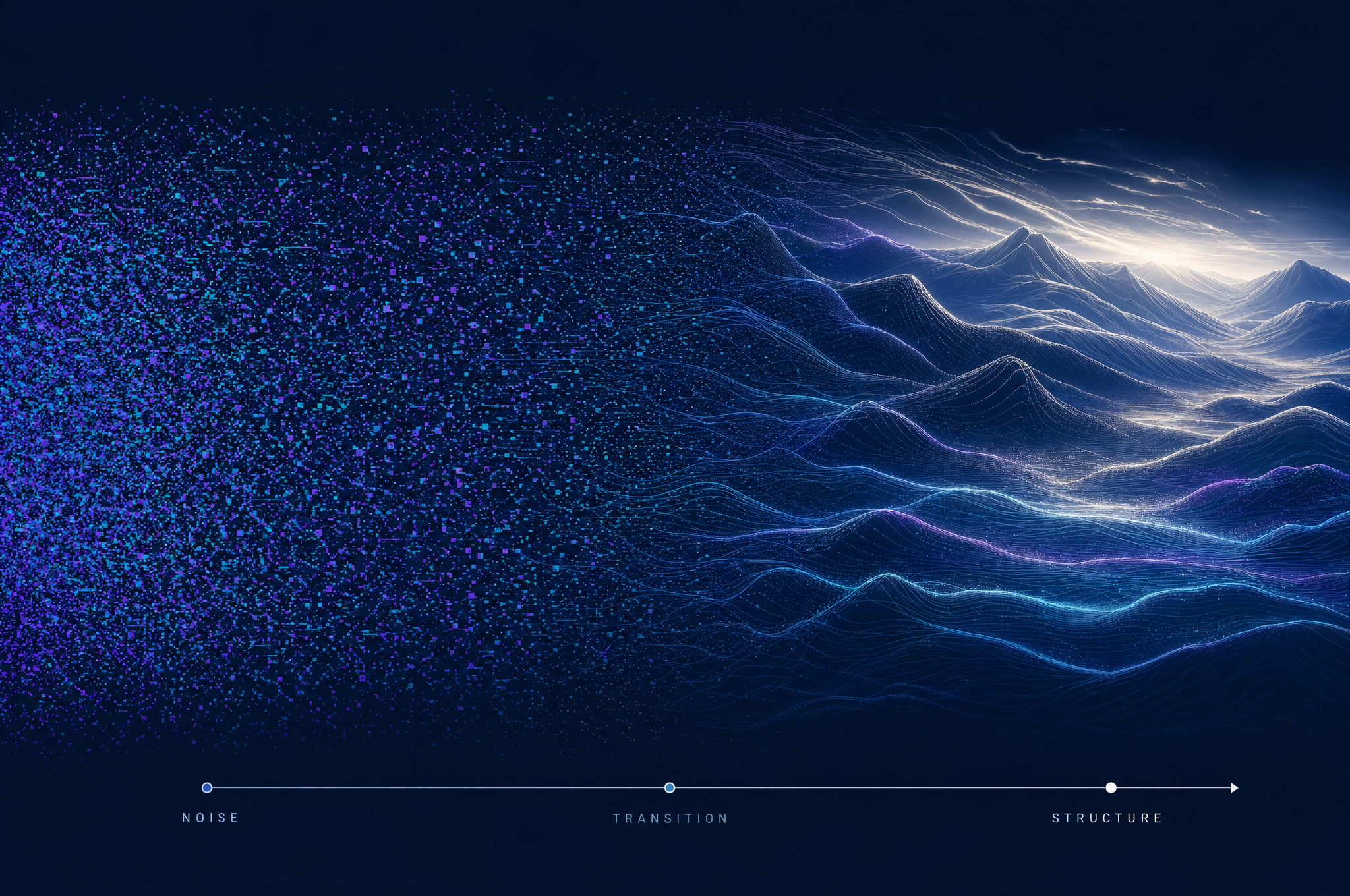 Visualization of the noise-to-image transformation in Stable Diffusion